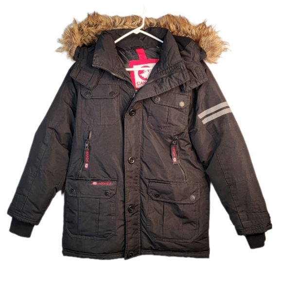 Canada Weather Gear Other - Canada Weather Gear Winter Cold Weather Faux Fur Trim Hooded Parka Coat L
